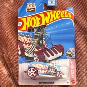 Hot Wheels Birthday Burner Toy Car - Blue & Purple